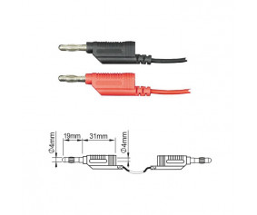 ПрофКиП PTL908-9 измерительные провода 4 мм Male-Male